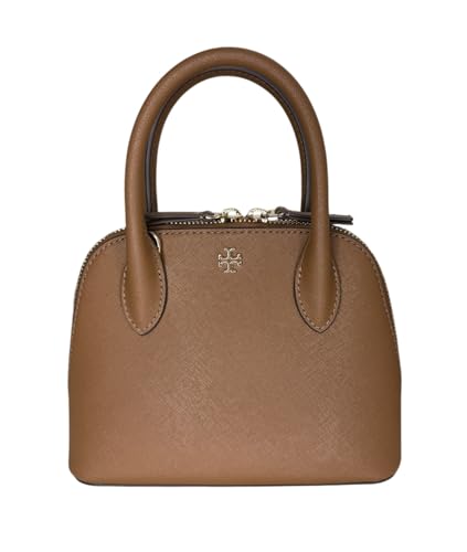 Tory Burch Emerson Women's Mini Dome Satchel Crossbody Saffiano Leather4