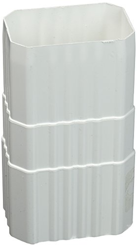 Genova AW203 Downspout Coupler, White