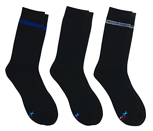 Hanes Men Warmer Outdoor X-Temp Moisture Wicking Crew Socks, 3-Pair Pack2