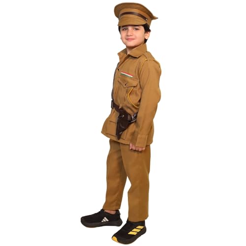 Image of Kaku Fancy Dresses Our Helper Costume for Boys & Girls | Social Helper Doctor, Nurse, Fireman, Postman, Teacher, Farmer Dress For Kids