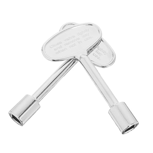 Abaodam Metal Gas Fire Pit Key 2pcs Replacement Keys for 1/4 5/16 Sizes No Tools Needed