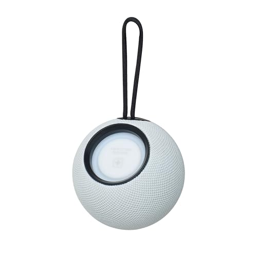 Image of Swiss Military Musica Grey Wireless Bluetooth Speaker with Bluetooth Version 5.0, Support USB /TF Card /FM /BT /TWS Play Mode, 8 Watts