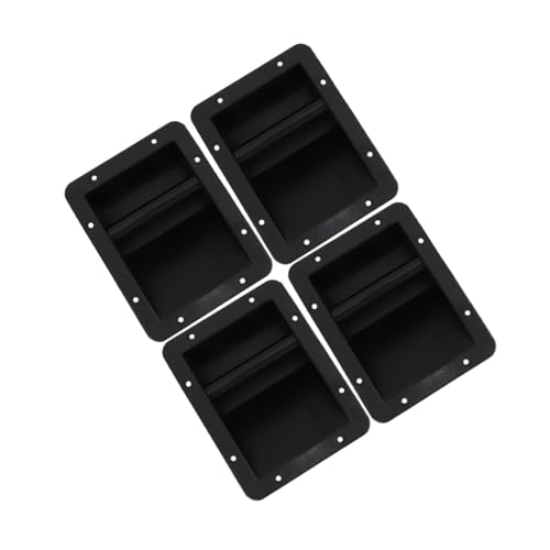 HOMOCONO 4pcs Speaker Handle Replacement Sturdy Plastic Sound Handle for Easy Installation Comfortable Grip and Enhanced Speaker Aesthetics Accessory for and Instrument Cases