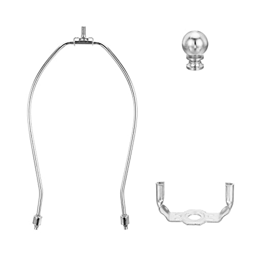 PATIKIL 9.5 Inch Lamp Harp Kit with Finial, 1 Set Detachable Shade Bracket Holder - Image 4