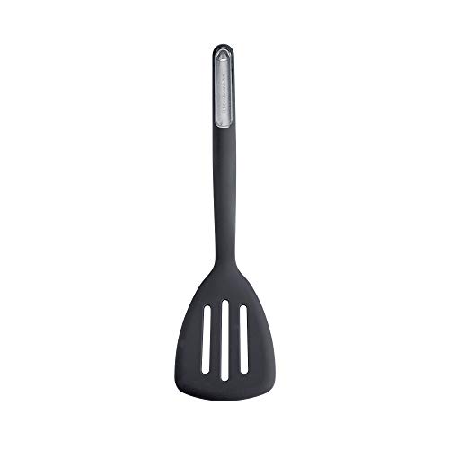 Image of KitchenAid Silicone Slotted Turner, Black