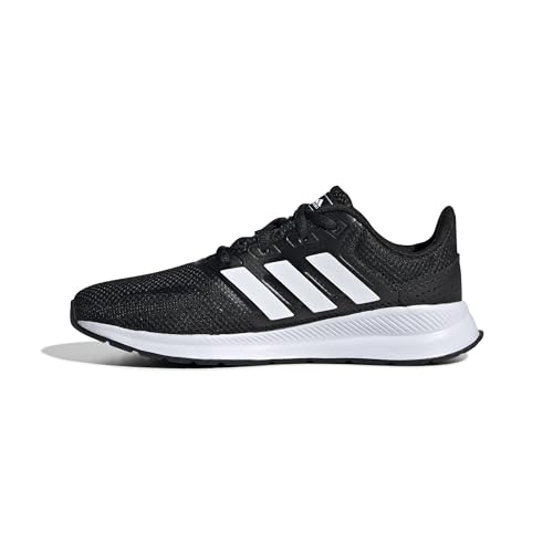 Image of Adidas Boys RUNFALCON K CORE Black /FTWR White /CORE Black Running Shoe - 1 UK (EG2545)