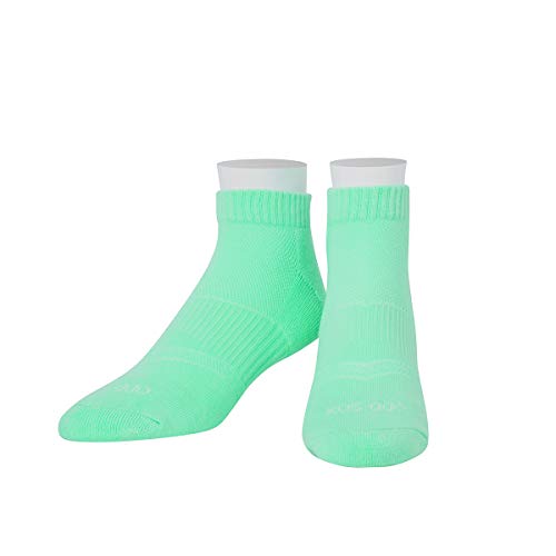 Image of Odd Sox - Basix Heather Athletic Ankle Socks - Performance Comfort Cotton Cushioned Breathable Arch Support - Unisex Sizing