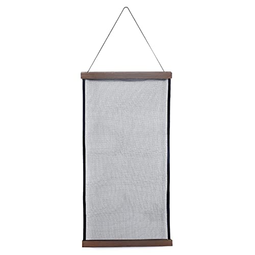 Exhibición de la joyería Organizador de pendientes Regalo Malla de tela de pared Almacenamiento práctico (marrón) Cover