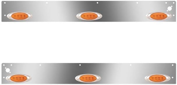 Technical Precision Replacement For KENWORTH T800 SF YEAR 2014 SS Day Cab Panels WITH 6 P1 AmberAmber LEDs Dual Step Lights