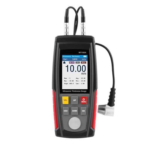 Medidor Ultrasónico de Espesor para Acero, Vidrio, Plástico y Cerámica - Modelo WT100A/WT130A miniatura 1