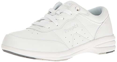 Propet Women's Washable Walker Shoe, White, 8 Medium US