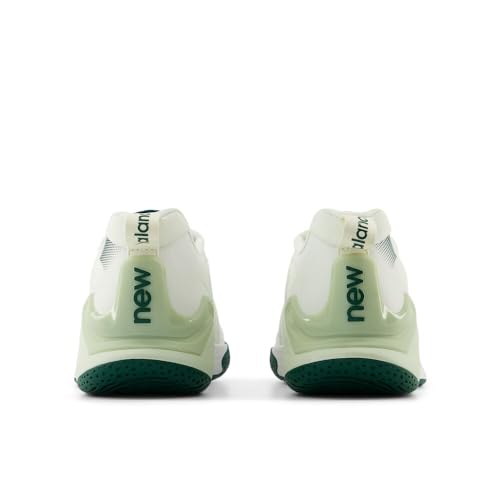New Balance New Balance Men's Fresh Foam X CT-Rally V1 Hard Court Tennis Shoe, Sea Salt/Green, 8 M