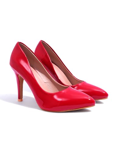 Image of Carlton London Women Comfortable Cone Heel Pointed Toe Slip On Fashion Shoes for Daily use, Office use, Casual use