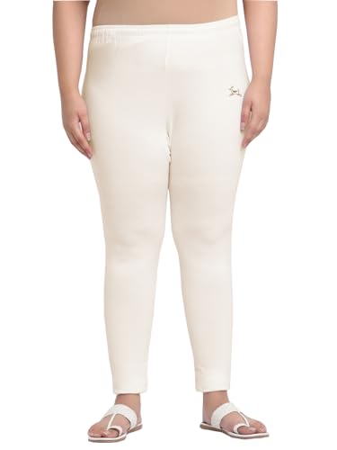 Image of Soft Cotton Ankle Lenght Solid Regular and Plus 35 Colours Leggings for Womens and Girls (Sizes :- M to 6XL)