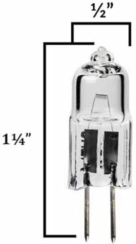 The Gel Candle Company 3 Pack - Replacement Dimmable Halogen Bulbs for Aroma Warmers Only - 2 pins 120 Volt 35 Watt G5.3 Base ONLY for Warmers Aroma Lamps Melts Fragrance Oils