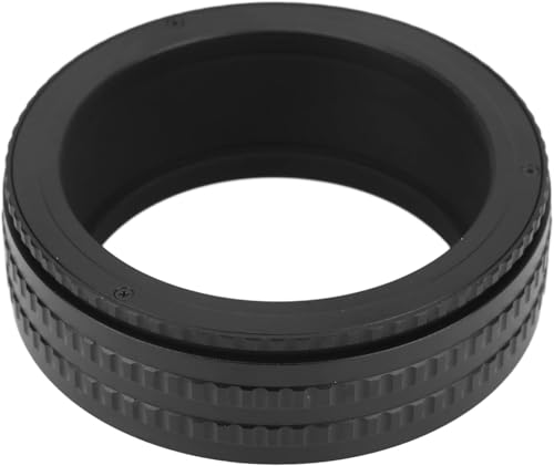 Adaptador M65 a M65 helicoide con tubo de enfoque regulable de 25-55 mm en aleación negra 4