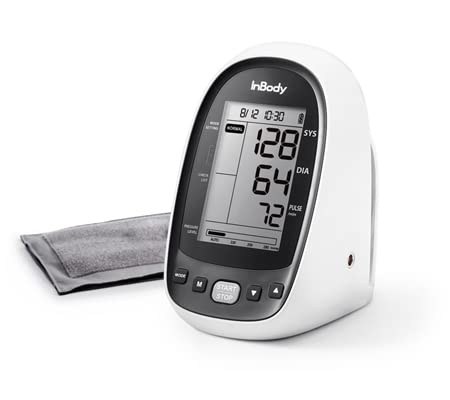 InBody BPBIO 250 Automatic Blood Pressure Monitor with One-Touch Cuff - High Blood Pressure Monitor with One-Touch Cuff, for Home and Professional Use, Large Digital Display, Bluetooth Capable