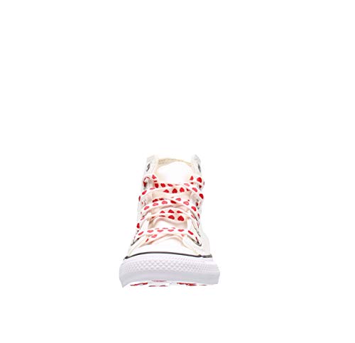 Converse Valentine's Day Chuck Taylor All Star High Top White Bamboo Kids Boy Mod. 671124