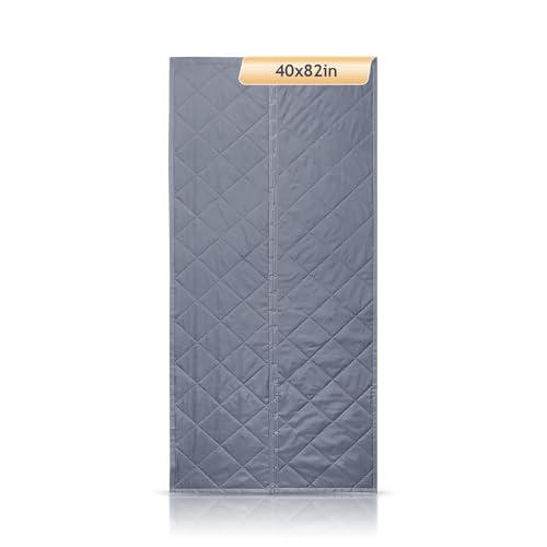 Winter Magnetic Thermal-Insulated Soundproof Door-Curtain - 40"x82"，Keeps You Warm in The Winter and Cool in The Summer. Durable Soundproofing.