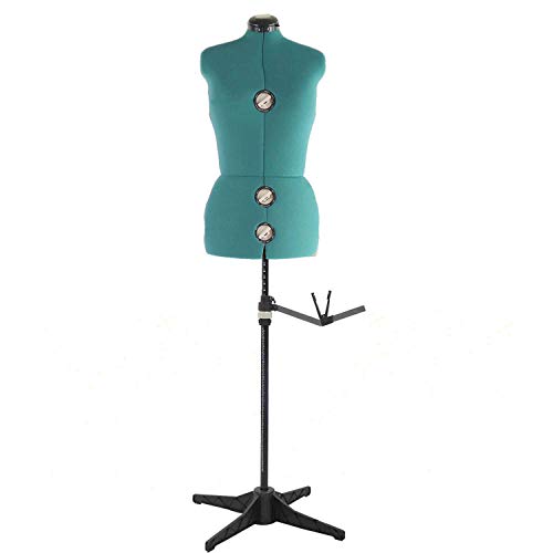 Adjustable Mannequin Dress Form with Tri-Pod Stand, 13 Dials Pinnable Female Torso Body