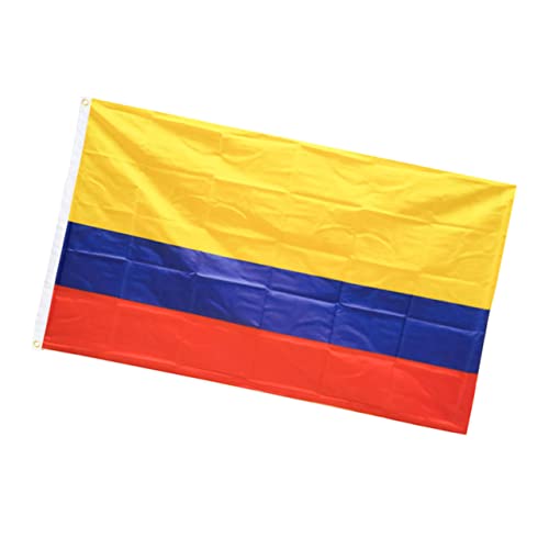 Drapeaux colombiens légers en polyester à suspendre, pack de 3 - 3