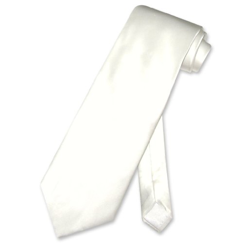 Men's SILK Dress Vest & NeckTie OFF-WHITE/IVORY Color Neck Tie Set3