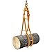 awolsrgiop 36inch 4 Claw Log Grapple, Log Tongs Log Lifting, Timber Lifting Tong Grapple for Tractor Front End Loader Grapple Hook Log Grabber 360° Swivelling Head for Skidders, Trucks, Atvs (Yellow)