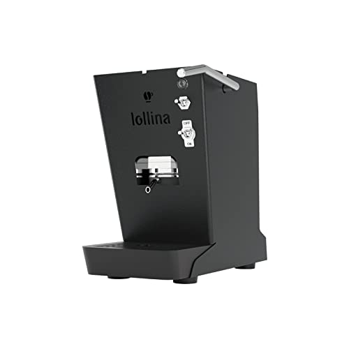 Macchina da caffè a cialde ese 44 mm lollo caffè lollina Nera + 40 cialde in omaggio