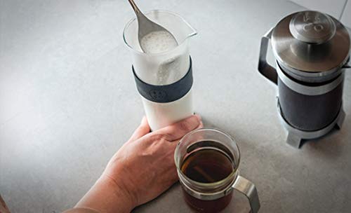 Barista & Co - Espumador de leche con empuñadura de silicona, acero eléctrico - Imagen 7