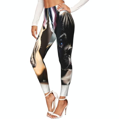 Leggings de bulldog francés para yoga y paseos urbanos cómodos