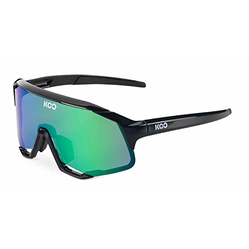 Kask Gafas KOO Demo Black Green Lent Green