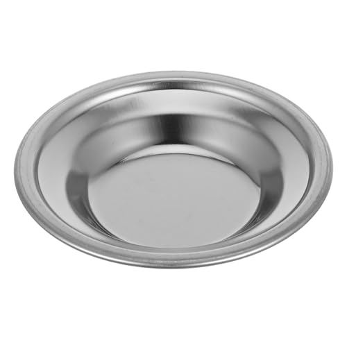 CHICAMPERA Soporte Para Bolsitas De Té De Inoxidable Plato Organizador Redondo Antideslizante y Resistente Para Hogar Oficina y Restaurantes