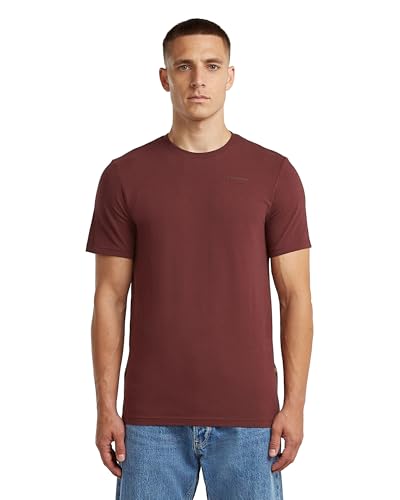G-STAR Homme T-Shirt Slim Base, Rouge (port red D19070-C723-4608), M