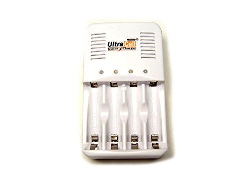 UltraCell - Caricatore rapido, per 4 batterie AA o...