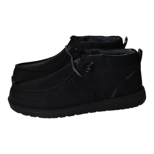 Bottines homme Jeep JM52112A chaussures noires lacets semelle crantée