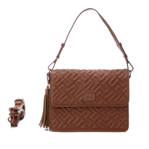 XTI 184332, Bolso Bandolera para Mujer, Camel