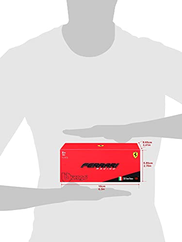 Burago MINIATURA 1/43 1959 FERRARI 250 TESTA ROSSA RACING, Vermelho