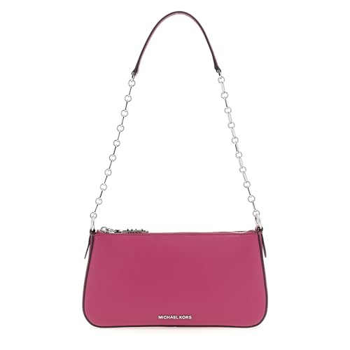 Michael Kors MD Chain POUCHETTE, Hand Bag Women, Wild Berry