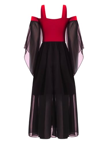 Vestido Medieval para Niñas Talla 12 Años Rojo miniatura 2