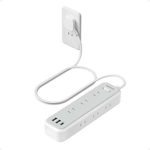 延長コード 1m 電源タップ 薄型プラグ usb たこあしコンセント テーブルタップ TESSAN 9個AC口 2個type-Aポート 1個USB-Cポート電源コード OA タコ足配線 マルチ 一括スイッチ付き 壁掛け 卓上