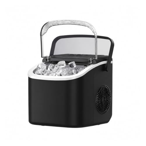Fabricadora de hielo pequeña acero inoxidable para hogar miniatura 5