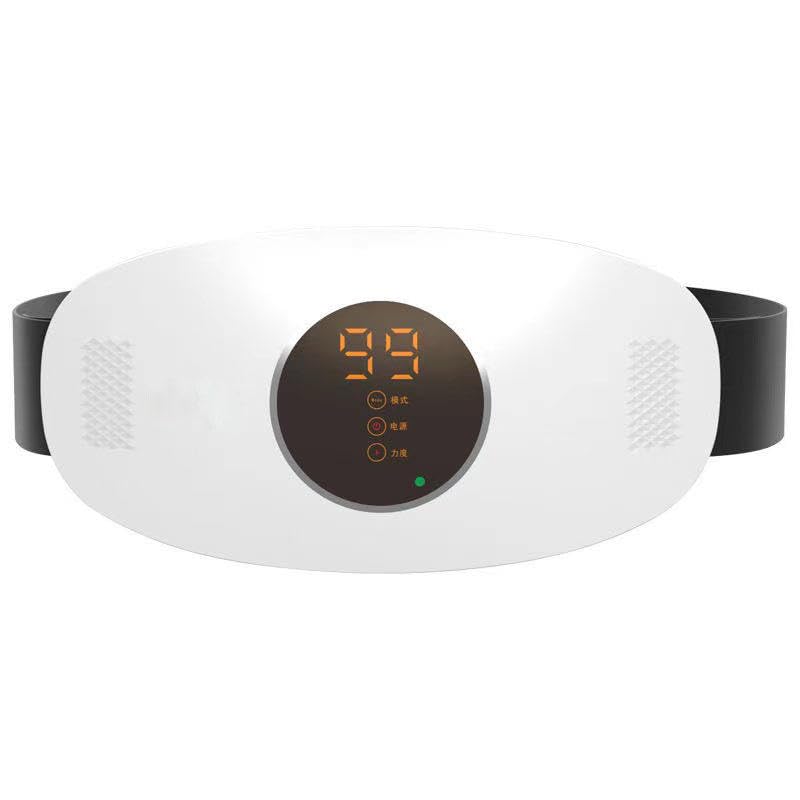 Image of Dealsure Belly Fat Burner Machine | Rechargeable Abdominal Massager Belt | Belly Fat Burner Belt With Heat & Vibration Modes | Waist Toning, Period Comfort, Portable Body Shaping Device