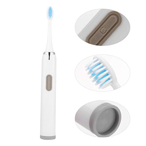 EXCEART Escova de Dentes Elétrica Sônica para Adultos Escova de Dentes Macia Recarregável Com 3 Cabe