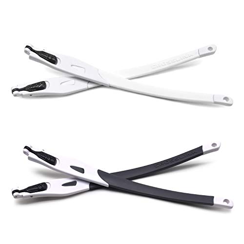 Kit caoutchouc pour lunettes Oakley Crosslink blanche et grise rechange