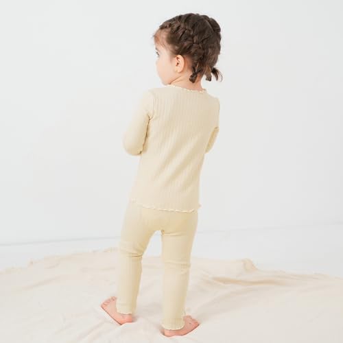 Image of pureborn Baby Pajamas Set Toddler Snug Fit Cotton Sleepwear 2pcs 12M-7Y