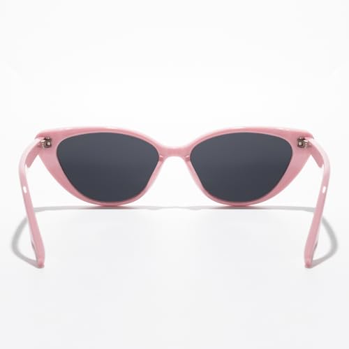 Trendy Small Frame Cat Eye Sunglasses for Women Men Vintage Stylish Minimalist Eyewear for Driving Travel Street Fashion4
