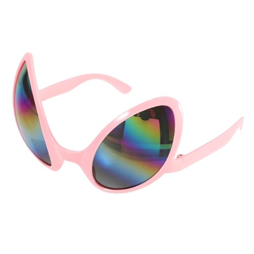 ABOOFAN Alien Sunglasses for Men and Women Plastic Party Glasses Unique Halloween Accessory for Parties and Photos