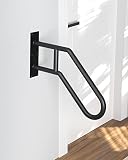 Grab Bars for Elderly for Wall, 2 Step Handrail for Indoor Steps - Wrought Iron Hand Rails Wall Moun