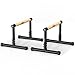 RELIFE REBUILD YOUR LIFE Dip Barras Paralelas Calistenia Gimnasio Casa Push Up Bars Stands Station Ajustable Entrenamineto Musculación Fitness Ejercicio Rehabilitacion Mini Dip Bar (Black-3)