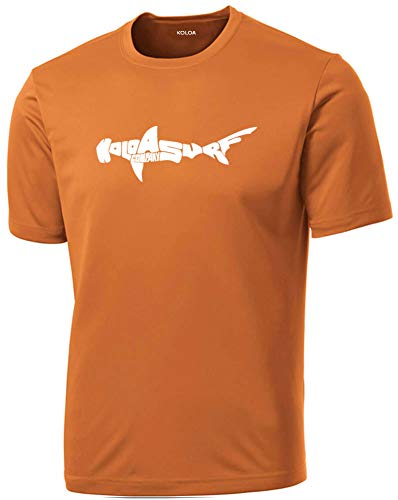 Koloa Shark Logo Athletic All Sport Training T-Shirts-Texas/w-3XL